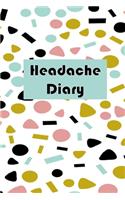 Headache Diary: Chronic Migraine and Headache Tracker - 12 Month Symptom and Management Journal