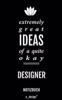 Notizbuch für Designer