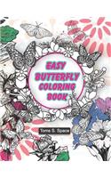 Easy Butterfly Coloring Book