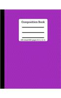 Composition Book 200 Sheet/400 Pages 8.5 X 11 In.