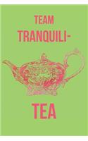 Team Tranquili-Tea: Blank Line Journal