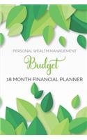 18 Month Financial Planner