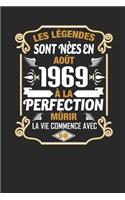 Les Légendes Sont Nèes En Août 1969 À La Perfection Mûrir La Vie Commence Avec 50