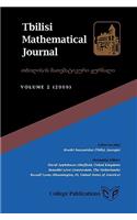 Tbilisi Mathematical Journal Volume 2 (2009)