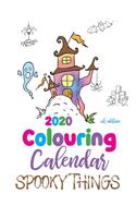 2020 Colouring Calendar Spooky Things (UK Edition)