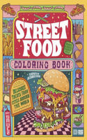 Street Food Coloring Book