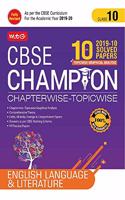 10 Years Cbse Champion Chapterwise - Topicwise English Language & Literature - Class 10