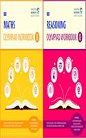 Reasoning and Maths Olympiad Workbook Combo - Class 8