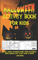 Halloween Activity Book For Kids - Trick or Treat