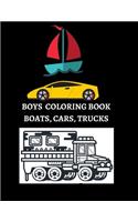 Boys Coloring Book