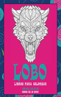 Libros para colorear - Menos de 10 euro - Animal salvaje - Lobo