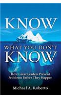 Know What You Don't Know