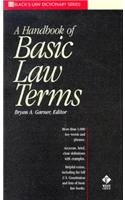A Dictionary of Basic Law Terms (Black's Law Dictionary Series)