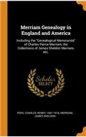 Merriam Genealogy in England and America