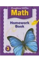 Houghton Mifflin Math: Homework Book (Consumable) Grade 3