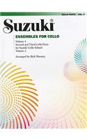 Ensembles for Cello, Vol 4: Second and Third Cello Parts for Suzuki Cello School