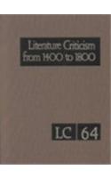 Literature Criticism from 1400 to 1800