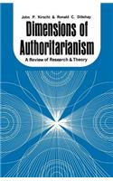 Dimensions of Authoritarianism: A Review of Research and Theory(English)