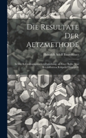 Die Resultate Der Aetzmethode: In Der Krystallographischen Forschung, an Einer Reihe Von Krystallisirten Körpern Dargestellt