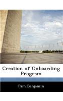 Creation of Onboarding Program
