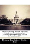 National Criminal Justice Thesaurus