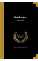 Holothurien ..; Band 1 Hfl.1
