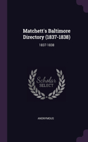 Matchett's Baltimore Directory (1837-1838)