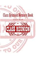 Class Reunion Memory Book