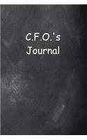 C.F.O.'s Journal Chalkboard Design: (Notebook, Diary, Blank Book)(Business Journals Notebooks Diaries)
