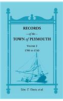 Records of the Town of Plymouth, Volumes 2 1705-1743