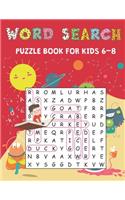 Word Search Puzzle Book for Kids 6-8