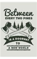 Between every two pines is a doorway to a new world