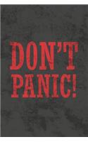 Don't Panic