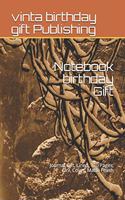 Notebook birthday Gift