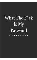 What The F*ck Is My Password