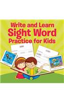 Write and Learn Sight Word Practice for Kids