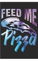 Pizza Notizbuch: Pizza Notizbuch die Perfekte Geschenkidee für Pizza oder Fastfood Fans. Das Taschenbuch hat 120 weiße Seiten mit Punktraster die dich beim Schreiben
