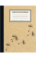 College Ruled Composition Notebook