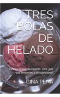 Tres bolas de helado