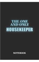 The One And Only Housekeeper Notebook