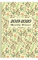 F4 Monthly Planner Flower Floral