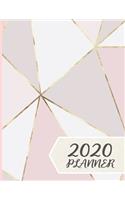 2020 Planner: January 1, 2020 - December 31, 2020, 379 Pages, Soft Matte Cover, 8.5 x 11