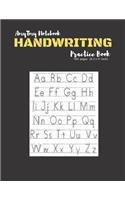 Handwriting Practice Book - AmyTmy Notebook - 100 pages - 8.5 x 11 inch - Matte Cover