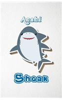 Anahi Shark A5 Lined Notebook 110 Pages: Funny Blank Journal For Family Baby Shark Birthday Sea Ocean Animal Relative First Last Name. Unique Student Teacher Scrapbook/ Composition Great Fo
