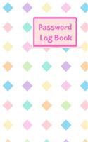 Password Log Book: Never forget another website login password with this handy record notebook where you can list your details to keep them safe. Pastel shades diamond