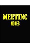 Meeting Notes