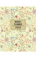 Budget Planner 2020: Create a Monthly Financial Plan With This Organizer - Track Daily and Monthly Bills and Expenses - 2020 Calendar Edition - Floral and Butterfly Cove