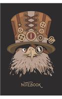 Steampunk Notebook - Vintage Eagle