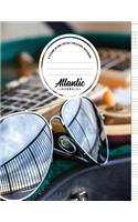 6 String Blank Guitar Tablature Notebook - Mirrored Reflections