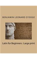 Latin for Beginners